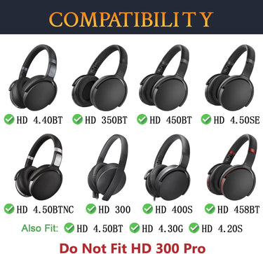 Replacement Ear Pads Cushions for Sennheiser HD 4.50 HD4.50 BTNC Headphones